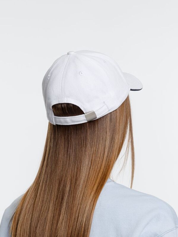 Бейсболка Spiker, белая с темно-синим арт.16939.64