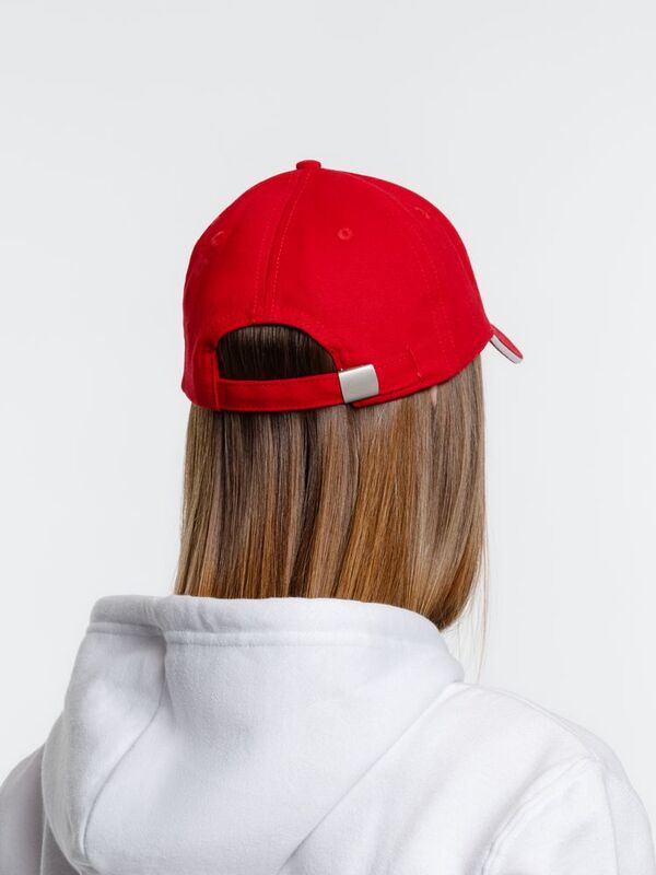 Бейсболка Spiker, красная с белым арт.16939.56