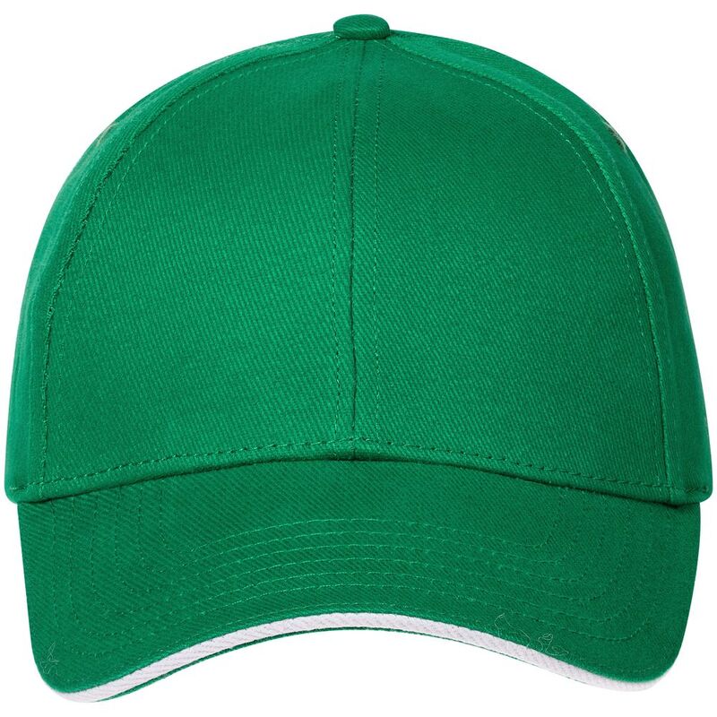 Бейсболка Spiker, зеленая с белым арт.16939.96