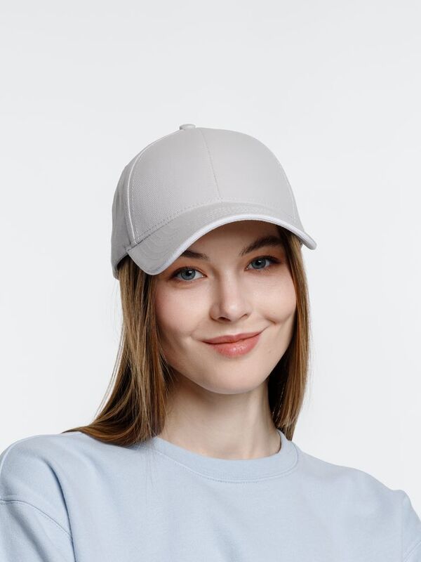 Бейсболка Spiker, серая с белым арт.16939.16