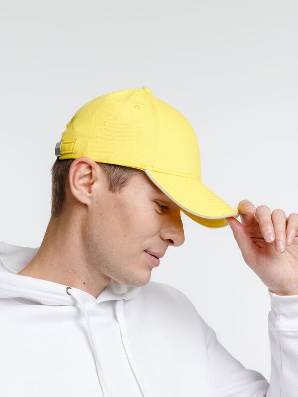 Бейсболка Spiker, желтая с белым арт.16939.86