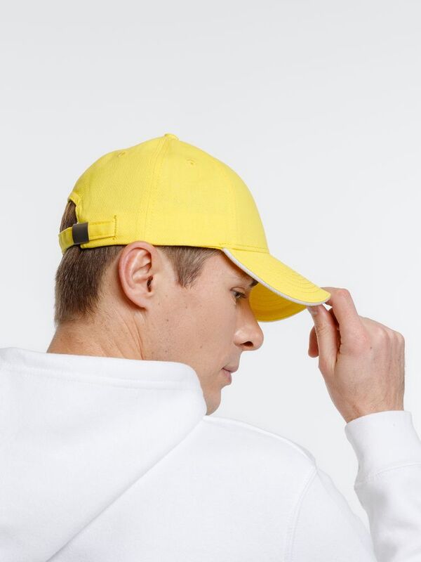 Бейсболка Spiker, желтая с белым арт.16939.86