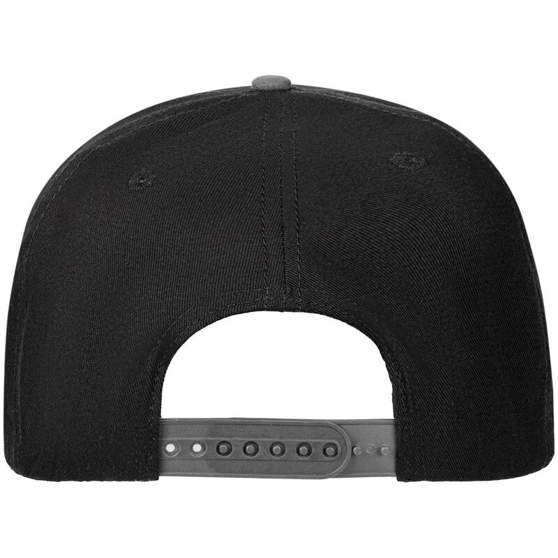 Бейсболка Foreside с прямым козырьком, черная с серым арт.16940.31