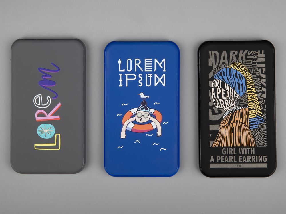 Аккумулятор Uniscend Starry с подсветкой, 5000 мАч, черный арт.25555.30