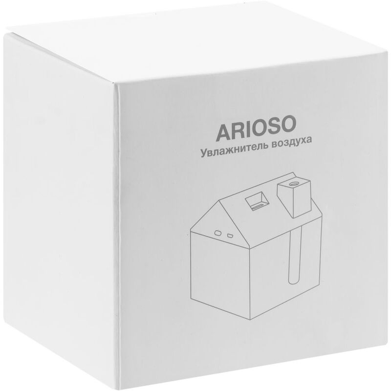Настольный увлажнитель Arioso с вентилятором и лампой, белый арт.16387.60