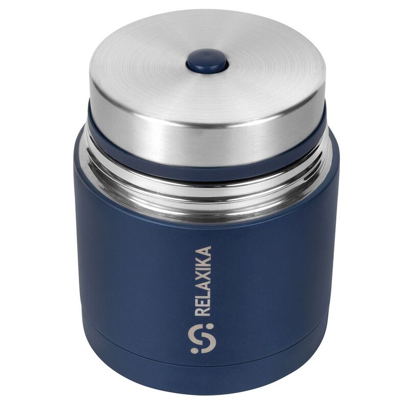 Термос для еды Relaxika 500, темно-синий арт.15474.43