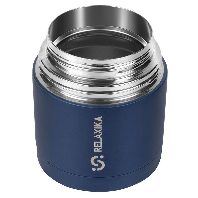 Термос для еды Relaxika 500, темно-синий арт.15474.43