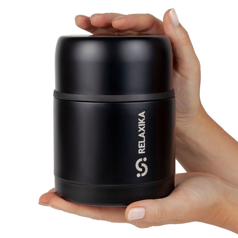 Термос для еды Relaxika 500, черный арт.15474.30