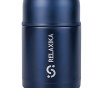 Термос для еды Relaxika 700, темно-синий арт.15475.43
