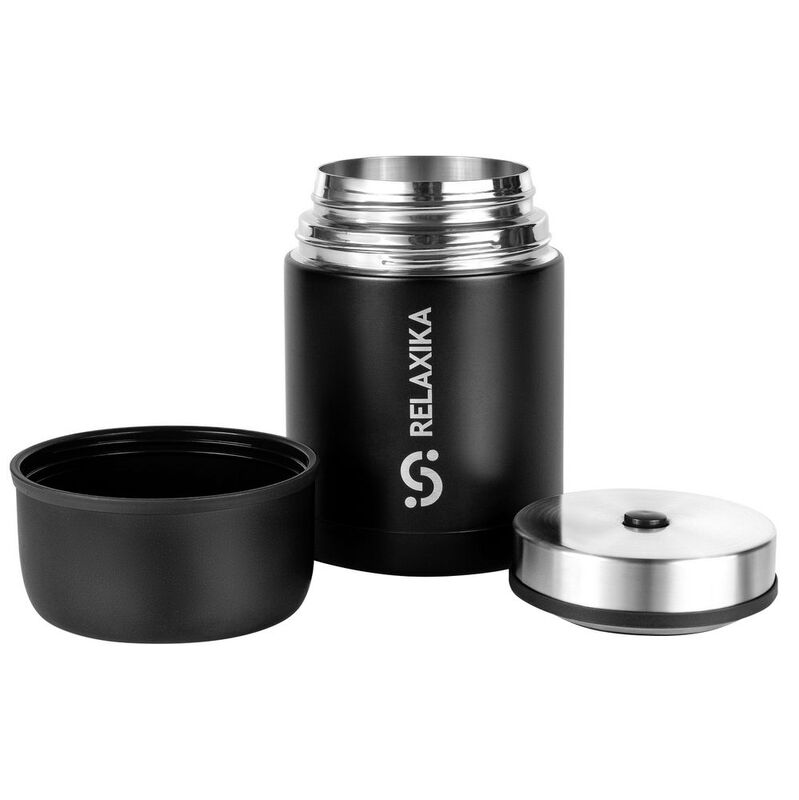 Термос для еды Relaxika 700, черный арт.15475.30