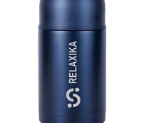 Термос для еды Relaxika 1000, темно-синий арт.15476.43