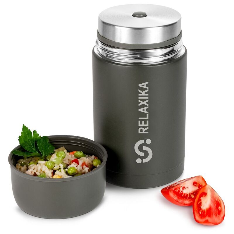 Термос для еды Relaxika 1000, хаки арт.15476.98