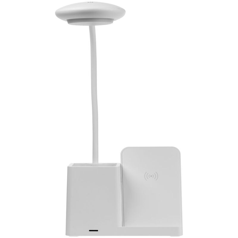 Лампа с органайзером и беспроводной зарядкой writeLight, ver. 2, белая арт.16437.60