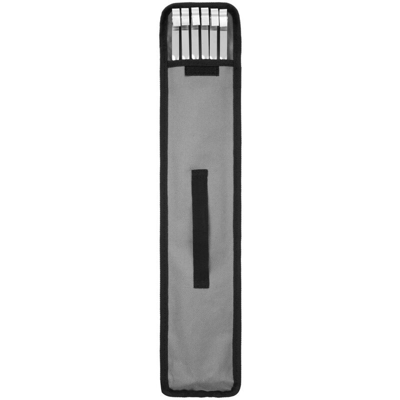 Набор шампуров в чехле Bower, ver.2, серый арт.17760.10