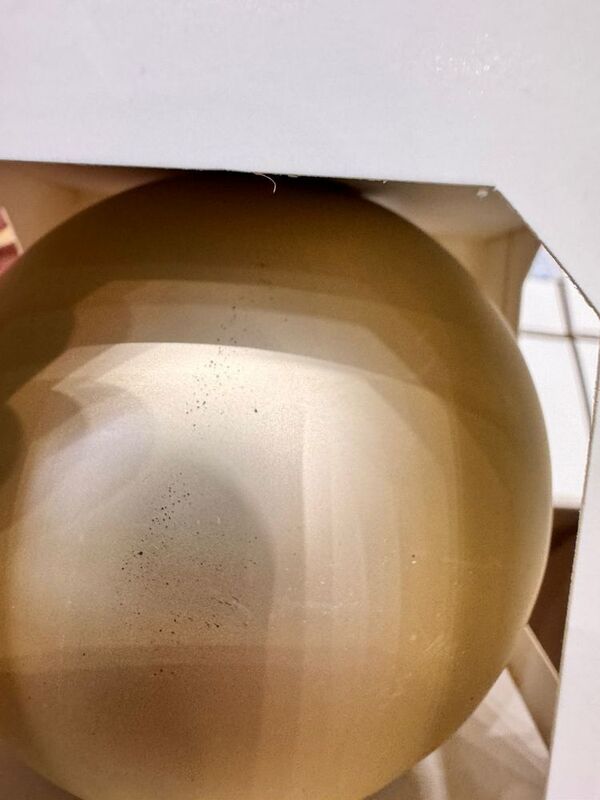 Оформительский шар Finery, 8 см, матовый золотистый арт.17679.00