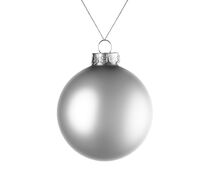 Оформительский шар Finery, 8 см, матовый серебристый арт.17679.10