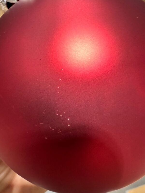 Оформительский шар Finery, 10 см, матовый красный арт.17681.50