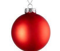 Оформительский шар Finery, 10 см, матовый красный арт.17681.50