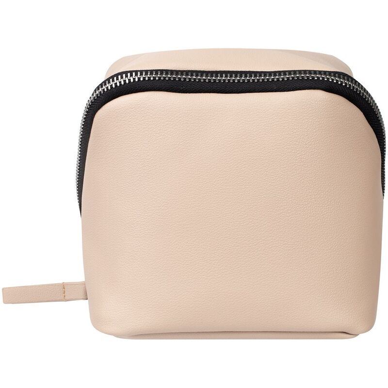 Дорожная косметичка Cubo, бежевая с логотипом арт.13834.06