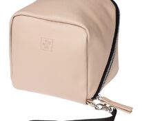 Дорожная косметичка Cubo, бежевая с логотипом арт.13834.06