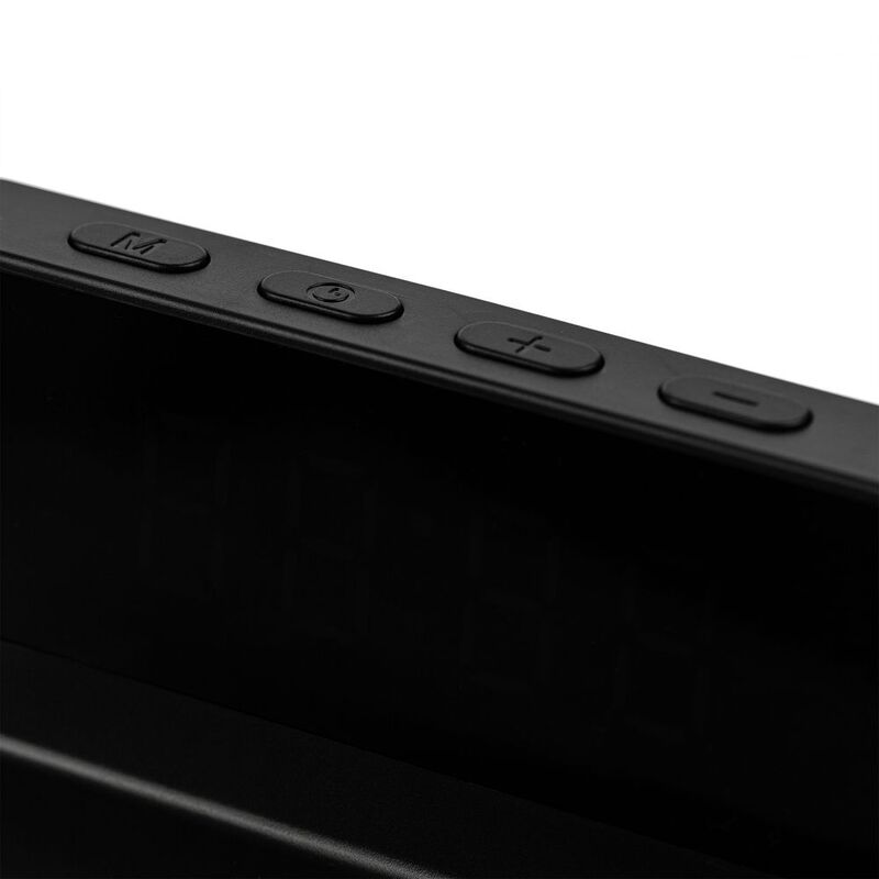 Станция беспроводной зарядки с часами Electron, ver.2, черная арт.16343.30