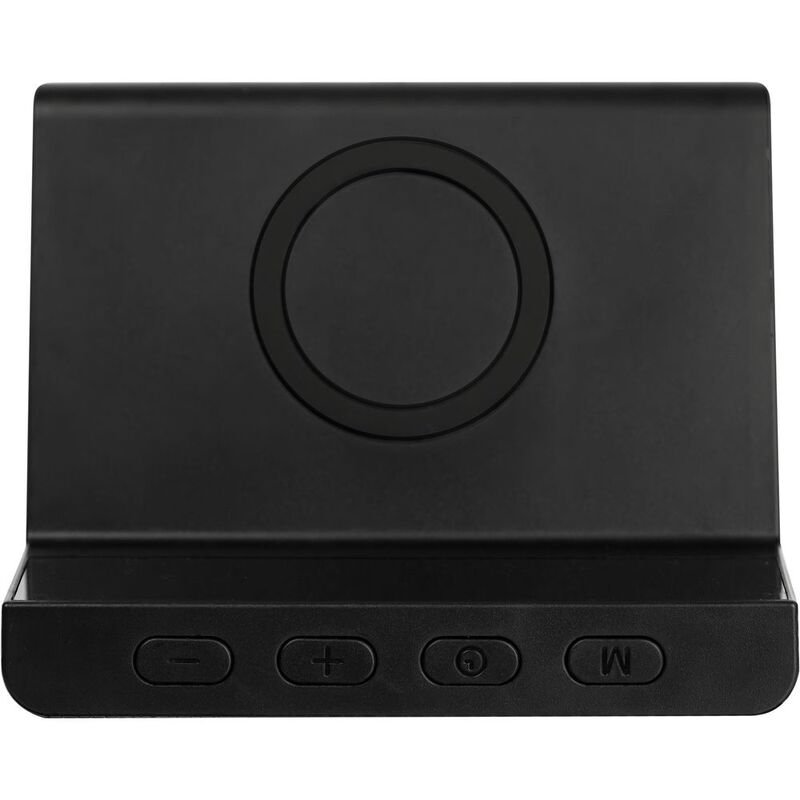 Станция беспроводной зарядки с часами Electron, ver.2, черная арт.16343.30