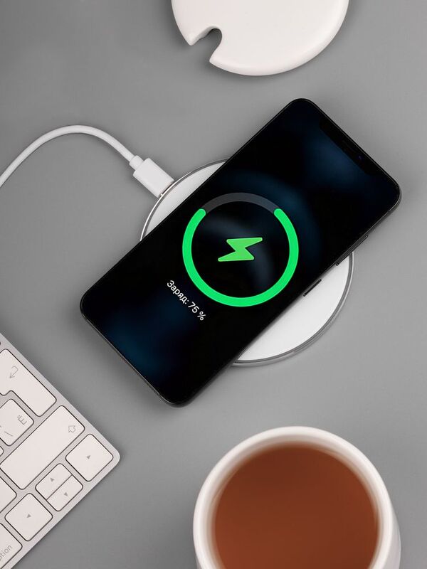 Кружка с подогревом и беспроводной зарядкой dualBase ver. 2.0 Matt, белая арт.16345.60