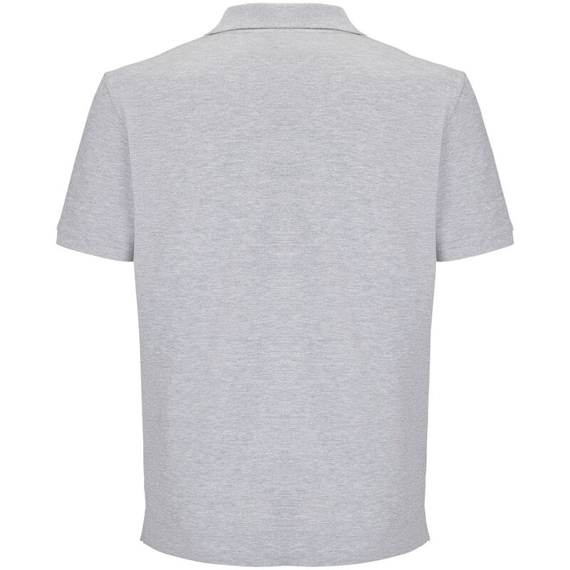 Рубашка поло унисекс Pegase, серый меланж арт.04242360