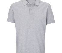 Рубашка поло унисекс Pegase, серый меланж арт.04242360