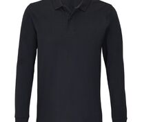 Рубашка поло унисекс с длинным рукавом Planet LSL, черная арт.04241312