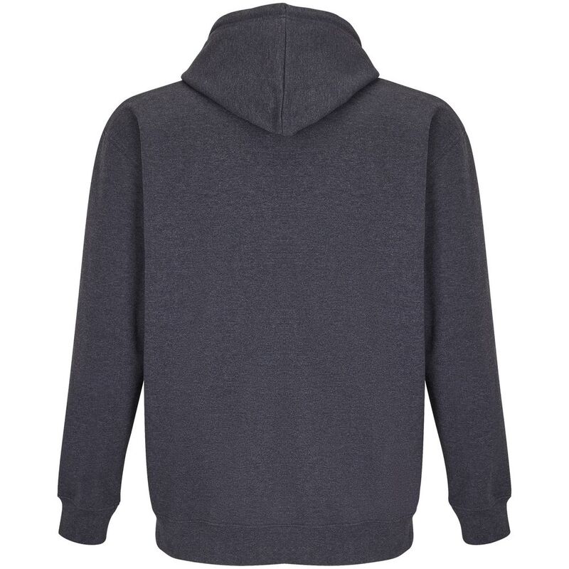 Толстовка унисекс Carter, черный меланж арт.03812348