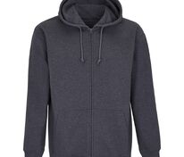 Толстовка унисекс Carter, черный меланж арт.03812348