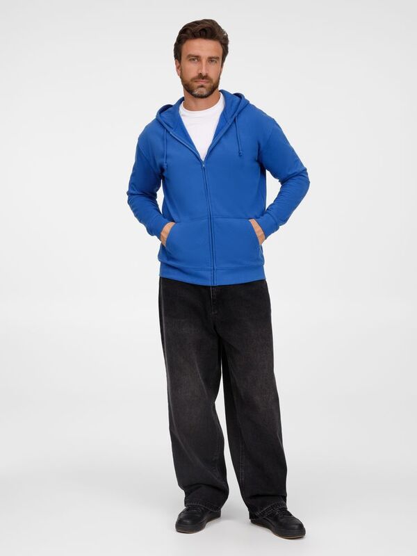 Толстовка унисекс Carter, ярко-синяя (royal) арт.03812241