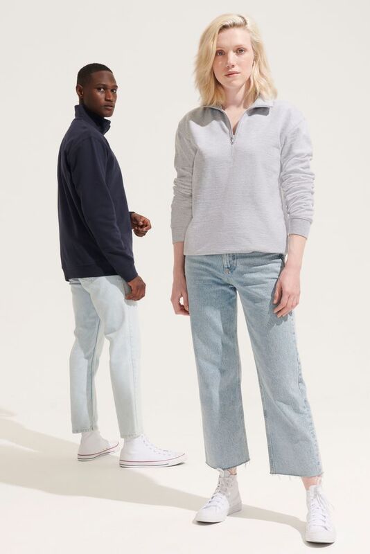 Толстовка унисекс Conrad, серый меланж арт.04234360