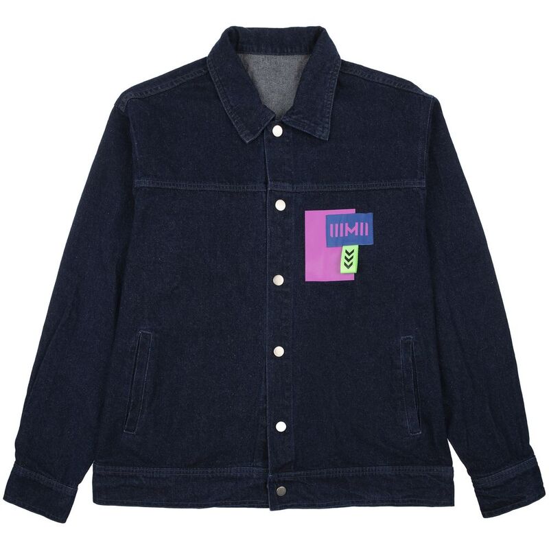 Лейбл тканевый Epsilon, XL, синий арт.13943.44