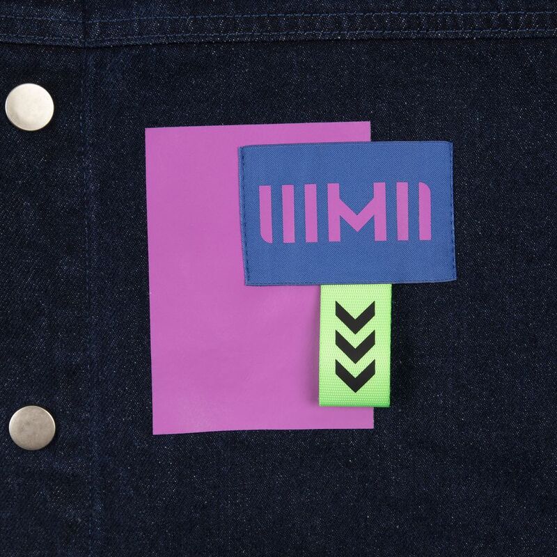 Лейбл тканевый Epsilon, XL, синий арт.13943.44