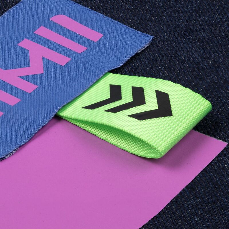 Лейбл тканевый Epsilon, XL, синий арт.13943.44