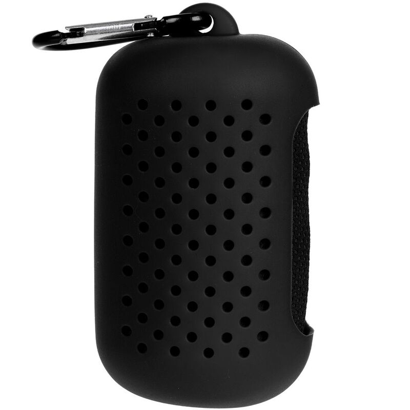 Охлаждающее полотенце Narvik в силиконовом чехле, черное арт.17230.30