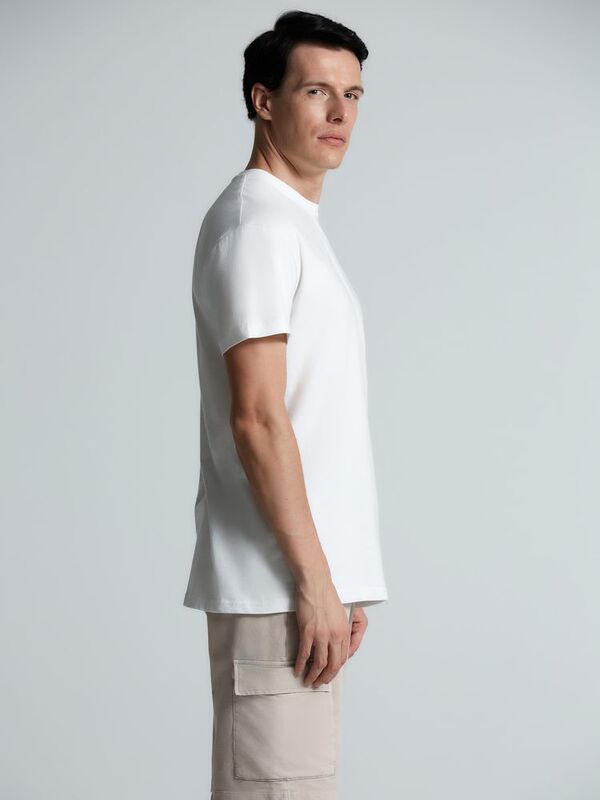 Футболка унисекс T-Bolka 140, белая (белоснежная) арт.5190.63