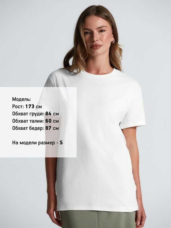 Футболка унисекс T-Bolka 160, белая (белоснежная) арт.6140.63