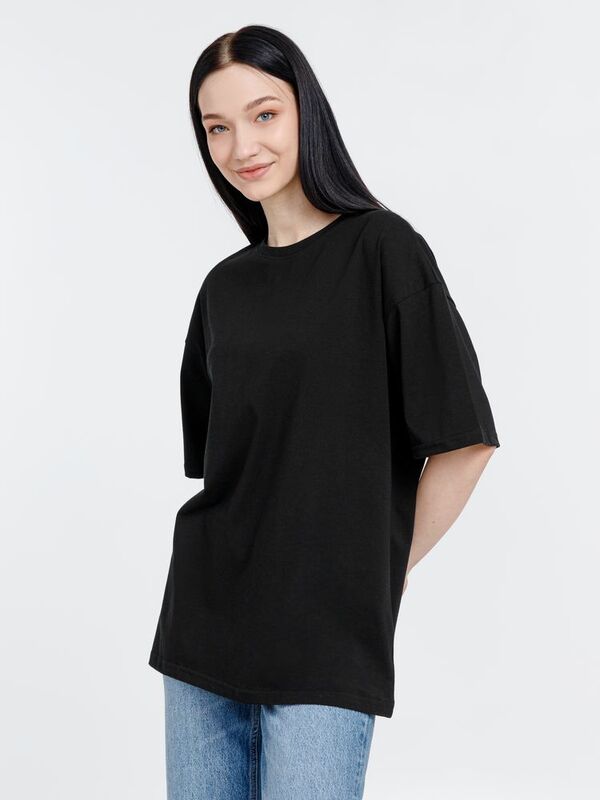 Футболка оверсайз унисекс Big Haul, черная арт.16417.30