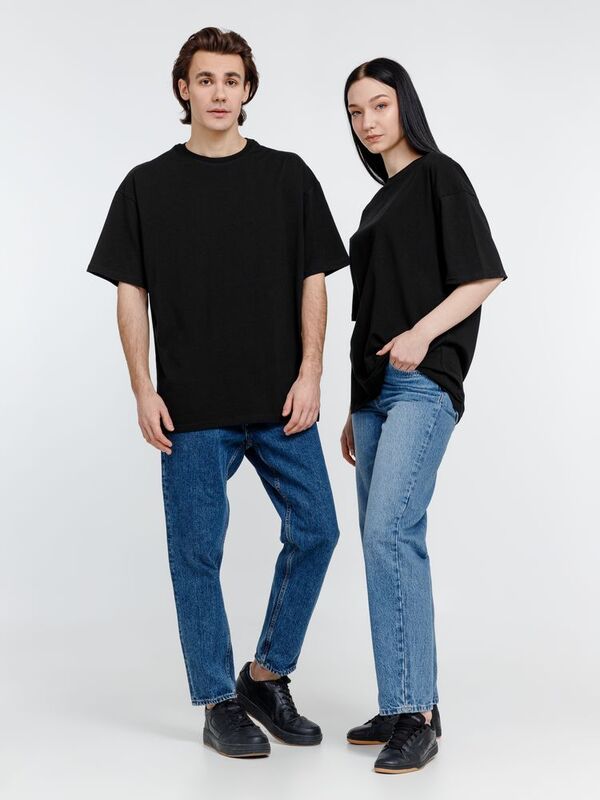 Футболка оверсайз унисекс Big Haul, черная арт.16417.30