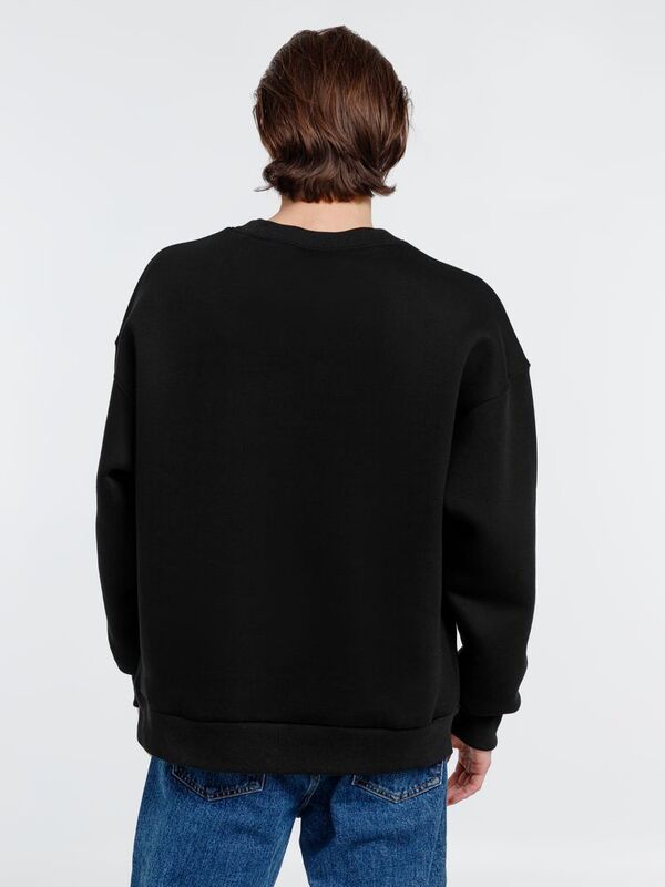 Свитшот оверсайз унисекс True Self, черный арт.16416.30