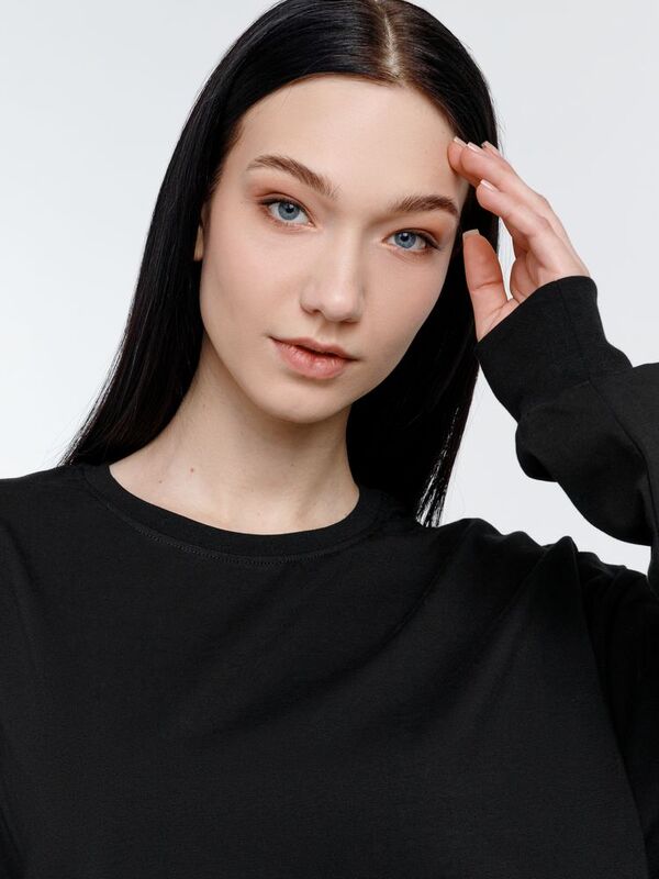 Футболка оверсайз унисекс City Sapiens, черная арт.16418.30