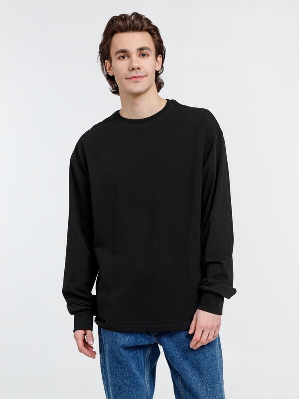 Футболка оверсайз унисекс City Sapiens, черная арт.16418.30