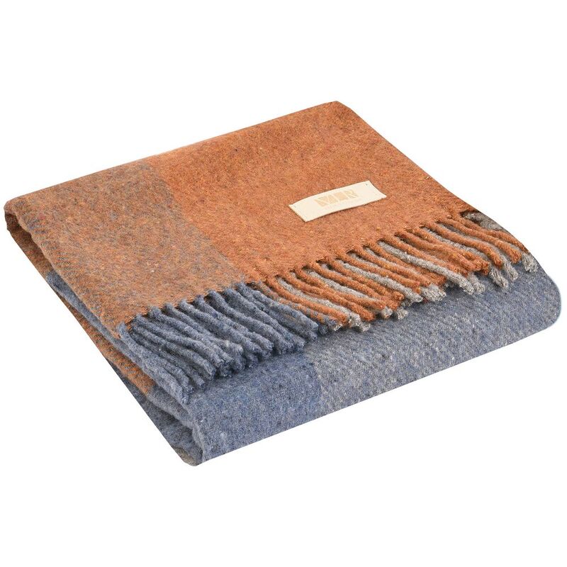 Плед Mumbai, оранжевый с голубым арт.16341.24