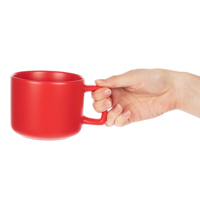 Чашка Jumbo, ver.2, матовая, красная арт.30114.50