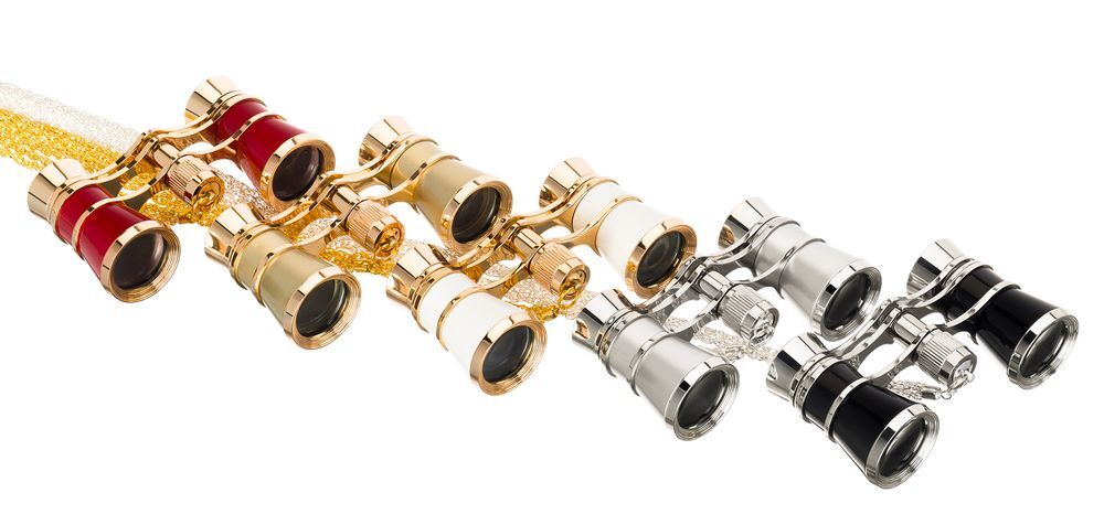 Театральный бинокль Broadway 325B, золотистый арт.16357.00