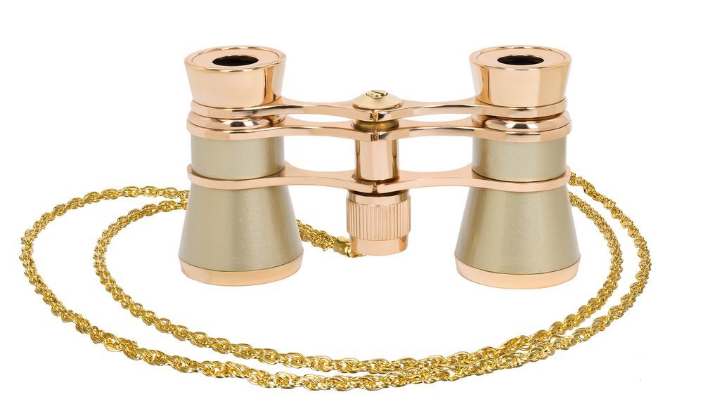 Театральный бинокль Broadway 325B, золотистый арт.16357.00