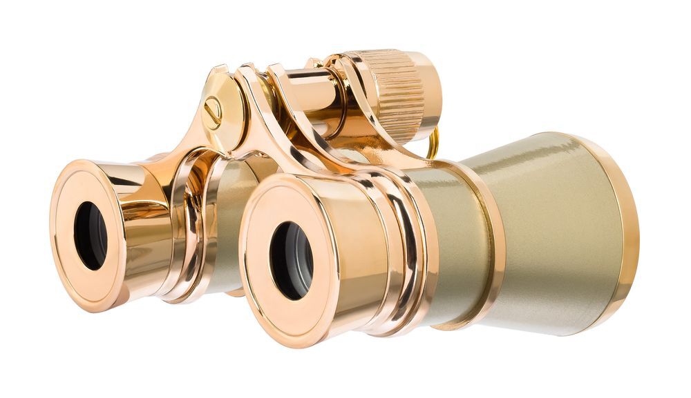 Театральный бинокль Broadway 325B, золотистый арт.16357.00